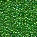 Christmas Green Glass Beads - Size 11/0 (2.5mm)