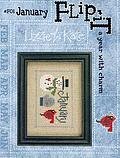 Flip-It January (with charm) - Cross Stitch Pattern