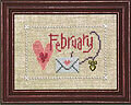 Flip-It February (with Charm) - Cross Stitch Pattern