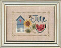Flip-It June (with Charm) - Cross Stitch Pattern