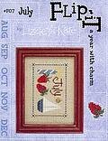 Flip-It July (with charm) - Cross Stitch Pattern