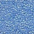 Satin Blue Glass Beads - Size 11/0 (2.5mm)