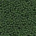 Opaque Moss Glass Beads - Size 11/0 (2.5mm)