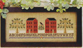 Two Red Houses - Cross Stitch Pattern