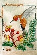 Rufous Hummingbird - Cross Stitch Pattern