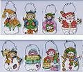 Snowy Day Snowmen - Cross Stitch Pattern