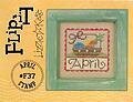Flip-It Stamp April - Cross Stitch Pattern