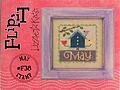 Flip-It Stamp May - Cross Stitch Pattern