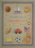 Snips N Snails (with charm) - Cross Stitch Pattern