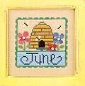 Flip-It Stamp June - Cross Stitch Pattern