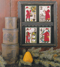 Santa's 12 Days 1 - 4 - Cross Stitch Pattern
