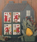 Santa's 12 Days 9 - 12 - Cross Stitch Pattern