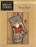 Santa Train Stocking - Cross Stitch Pattern