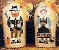 Pair O Pilgrims - Cross Stitch Pattern