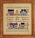Colonial Homes - Cross Stitch Pattern