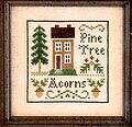 Acorns & Pines - Cross Stitch Pattern