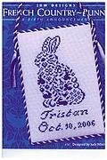 French Country Bunny - Cross Stitch Pattern