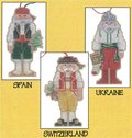 Nutcracker Ornaments III (Spain, Ukraine, Switzerland)