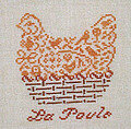 French Hen - Cross Stitch Pattern