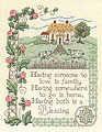 House Blessing (#2581) - Cross Stitch Pattern