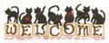 Welcome Kittens - Cross Stitch Pattern