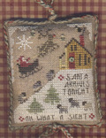 Santa Arrives Tonight (2009 Ornament with embellishment)