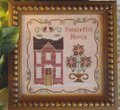 Poinsettia House - Cross Stitch Pattern