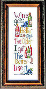 Aged Wine - Cross Stitch Pattern