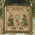2011 Ornament 1 - Cardinal Winter - Cross Stitch Pattern