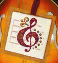 Here Comes Treble - Cross Stitch Pattern