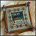 2011 Ornament 5 - Silent Night - Cross Stitch Pattern
