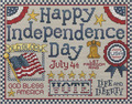 Happy Independence Day - Cross Stitch Pattern