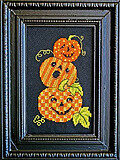 Triple Jack O Lanterns - Cross Stitch Pattern