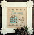 Cottage of the Month January - Cross Stitch Pattern