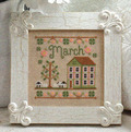 Cottage of the Month March - Cross Stitch Pattern