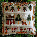 2012 Ornament 2 - Tree Farm - Cross Stitch Pattern