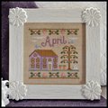 Cottage of the Month April - Cross Stitch Pattern