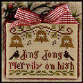 2012 Ornament 5 Ding Dong - Cross Stitch Pattern