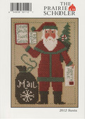 2012 Schooler Santa - Cross Stitch Pattern