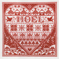 Redwork Noel - Cross Stitch Pattern