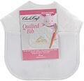 Quilted White Bib