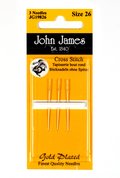 John James Gold Tapestry Needles Size 26