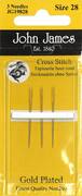 John James Gold Tapestry Needles Size 28