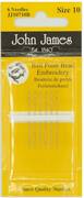 John James Bead Embroidery Needle Size 10 