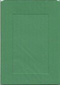 Large Green Card - Rectangle Opening