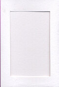Small White Card - Rectangle Opening