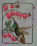 Magnificent Hummingbird 2012  - Cross Stitch Pattern
