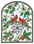 Winter Stained Glass - Cross Stitch Pattern
