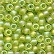 Frosted Citrus Glass Pony Beads - Size 6/0 (4mm)