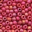 Matte Fiesta Sunset Glass Pony Beads - Size 6/0 (4mm)